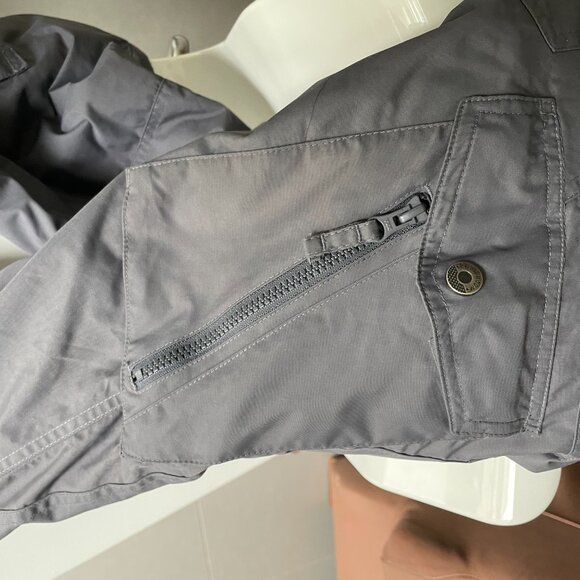 Powder Room grey flare snow pants low rise - Picture 5 of 10